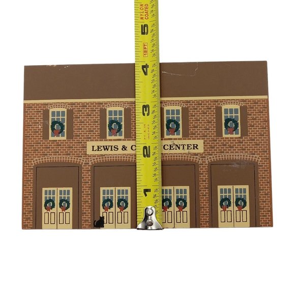 Cat's Meow Village Lewis & Clark Center, St. Charles Christmas Series Signed - Picture 7 of 8